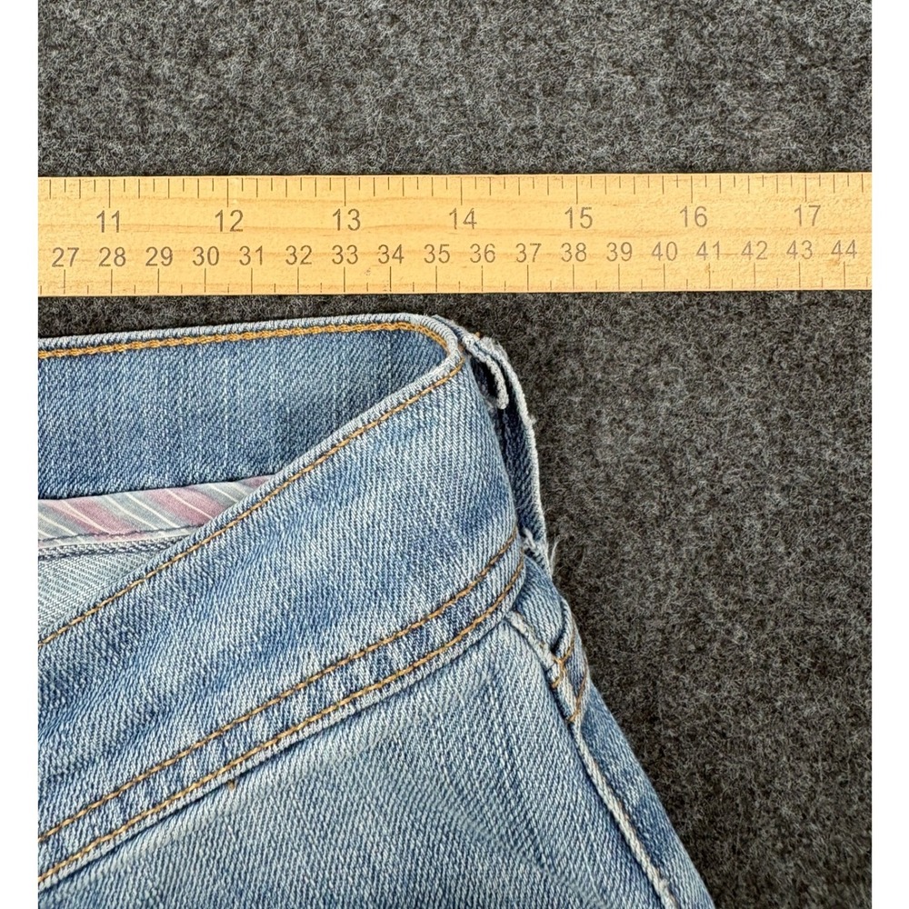 Levi's Womens Low Rise Flare Jeans Light Wash Stretch Denim Size 7M Y2K - Picture 6 of 10